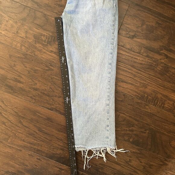 Abercrombie & Fitch Curve Love The 90s Straight Ultra High Rise Jean Size 28/6S - Picture 8 of 8